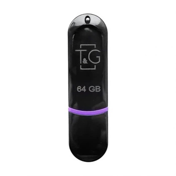 Флешка USB 64GB T&G Jet 2.0 пластик черный