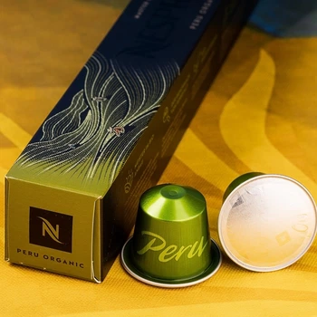 Nespresso капсулы Peru Organic - фруктовый и элегантный, Швейцария (10шт)