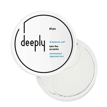 Увлажняющие гидрогелевые патчи deeply hydro-flow eye patches, 60 шт (4823122904317)