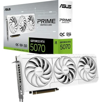 Видеокарта Asus PRIME GeForce RTX 5070 White OC (PRIME-RTX5070-O12G-WHITE)