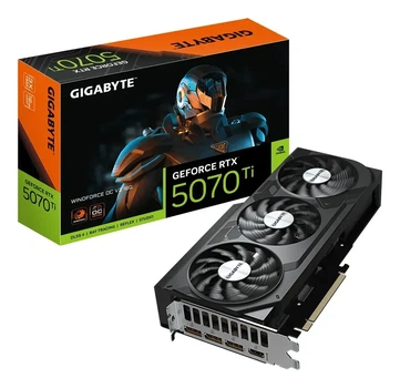 Видеокарта Gigabyte GeForce RTX 5070 Ti WINDFORCE V2 OC (GV-N507TWF3OCV2-16GD)