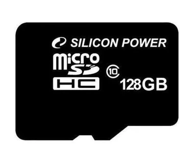 Карта пам'яті MicroSDHC MSD 128GB Silicon Power/C10+SD