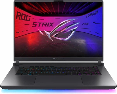 Ноутбук ASUS ROG Strix G16 (G615LW-U9R321W), Intel Core Ultra 9 290HX Plus / 16" / 300 Гц / RAM 32 ГБ DDR5 / SSD 1 ТБ / RTX 5080 / Windows 11 Home / Сірий