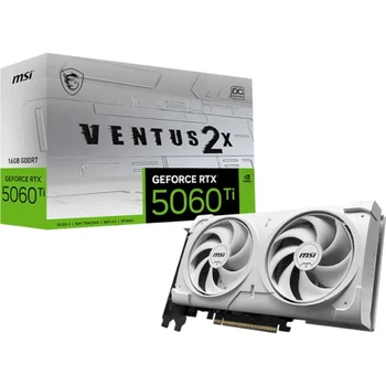 Видеокарта MSI GeForce RTX 5060 Ti VENTUS 2X WHITE PLUS (RTX 5060 Ti 16G VENTUS 2X WHITE PLUS)