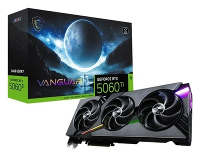 Видеокарта MSI GeForce RTX 5060 Ti VANGUARD OC (RTX 5060 Ti 16G VANGUARD OC)