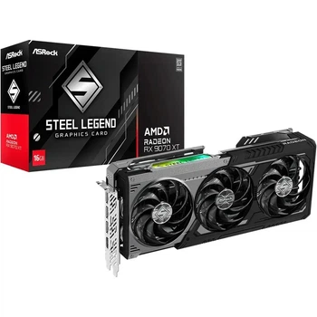 Видеокарта ASRock Radeon RX 9070 XT Steel Legend Dark (RX9070XT SLD 16G)