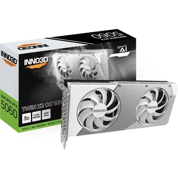 Видеокарта Inno3D GeForce RTX 5060 TWIN X2 OC WHITE (N50602-08D7X-169570W)