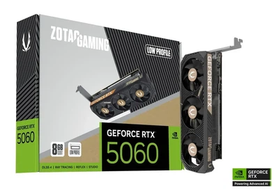 Видеокарта Zotac GeForce RTX 5060 GAMING Low Profile (ZT-B50600L-10L)
