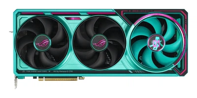 Видеокарта Asus ROG Astral GeForce RTX 5080 HATSUNE MIKU Edition OC (ROG-ASTRAL-RTX5080-O16G-HATSUNE-MIKU-EDITION)