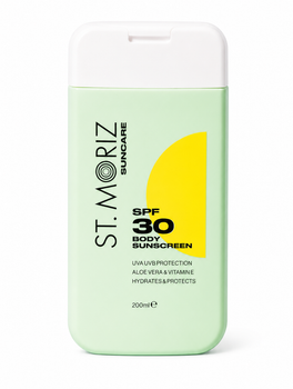 Солнцезащитный лосьон для тела St. Moriz Suncare SPF 30 Body Sunscreen, 200 мл