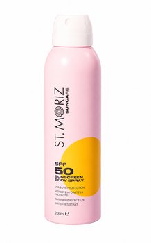 Солнцезащитный спрей для тела St. Moriz Suncare SPF 50 Body Spray, 200 мл