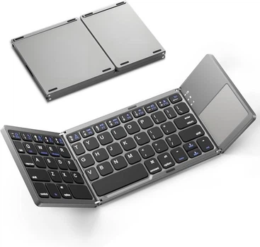 Клавіатура бездротова складана Erston Mini Bluetooth (UKR / EN / RU)