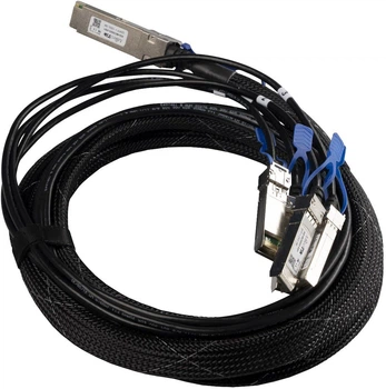 Кабель break-out 100G QSFP28 to 4 x 25G SFP28 or 40G QSFP+ to 10G SFP+, 3m XQ+BC0003-XS+ (XQ+BC0003-XS+)