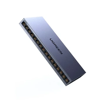 Коммутатор сетевой UGREEN 16-портовый Gigabit Ethernet Switch в металлическом корпусе Grey (CM739)