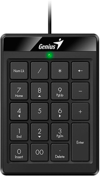 Klawiatura bezprzewodowa Genius NumPad 110 USB Black (31300016400)