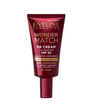 Тональний крем EVELINE BB WONDER MATCH SPF50 03 nude 30 мл 1790