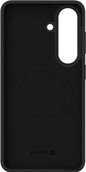 Etui plecki Evelatus Premium Magnetic Soft Touch Silicone Case do Samsung Galaxy S24 FE Czarne (EVESAMS24FEPMSCB)