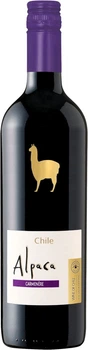 Вино Alpaca Carmenere червоне сухе 0.75 л 12.5% (7808704700294)