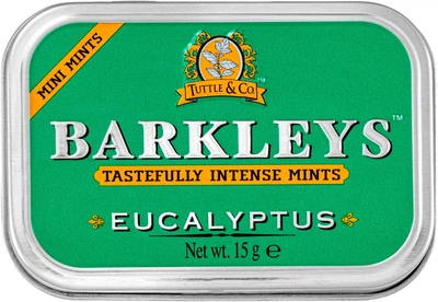 Леденцы Barkleys mini с эвкалиптом 15 г (8717438742274)
