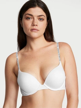 Бюстгальтер з Push-up із кісточками бавовняний Victoria's Secret 685065890 32C Білий (1160208762)