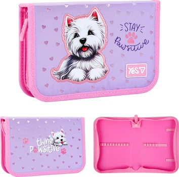 Пенал жесткий Yes одинарный без клапана HP-02 Pawesome (533723)