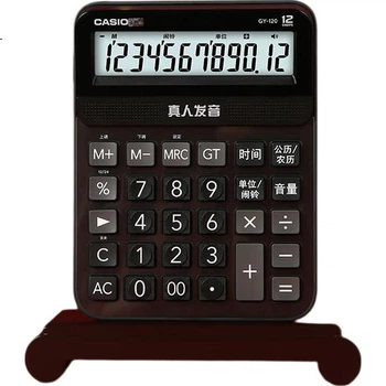 Калькулятор Casio Voice GY-120 говорящий, черный