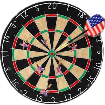 Набор для метания дротиков INVUI Javelin Dart Set с мишенью, длиной 18 дюймов, предназначен для соревнований среди взрослых и семейного отдыха. Включает 6 прочных дротиков.