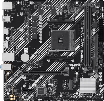 Płyta główna ASUS PRIME A520M-K ARGB (sAM4, AMD A520, PCI-Ex16)
