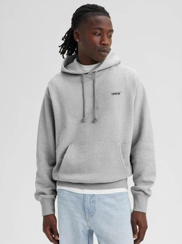 Худі утеплене чоловіче Levi`s 337997138 L Сіре (1159965704)