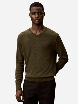 Пуловер чоловічий Calvin Klein 457605081 M Зелений (1160098284)