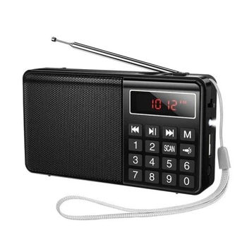 Портативне радіо HOCO HI50 Portable radio black