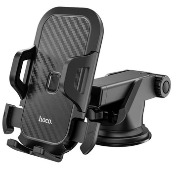 Автотримач Hoco CA76 Touareg one-touch center console car holder Чорний