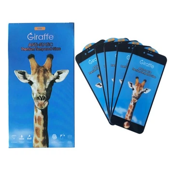 Захисне скло Giraffe Anti-static glass for iPhone 6/6S black тех упаковка (5шт)