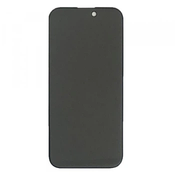 Захисне скло PRIVACY GLASS (Анти-шпигун) for iPhone 15 Pro чорне тех.пак