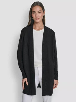 Кардиган вязаный женский Donna Karan NY (DKNY) 537035508 XL Черный (1160145124)