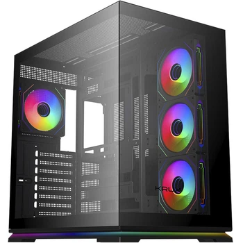 Корпус KRUX Atron Black Panorama TG ARGB (KRXD017)