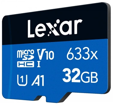 Карта памяти Lexar 633x microSDHC 32GB Class 10 UHS-I U1 V10 A1 (LSDMI32GBBCN633N)