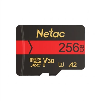 Карта пам'яті Netac P500 microSDXC 256GB UHS-I U3 V30 A2