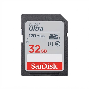 Карта памяти SANDISK Ultra SDHC 32GB Class 10 UHS-I U1 V10 (SDSDUNC-032G-ZN6IN)