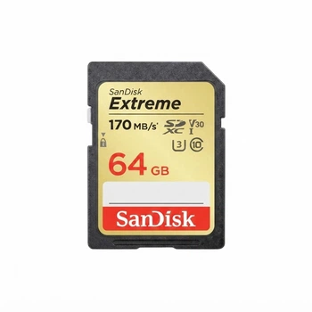 Карта пам'яті SANDISK SDXC 64GB Class 10 UHS-I U3 V30 (SDSDXV6-064G-ZNCIN)