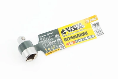 Переходник c 1/2" на 3/8" CrV 78-0085 MASTERTOOL для трещотки