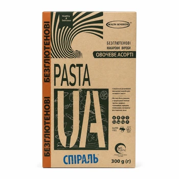 Макароны без глютена овощные Pasta UA Healthy Generation 350 г