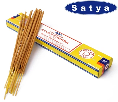 Ароматические палочки Satya Seven Chakra Сим чакр 27 г