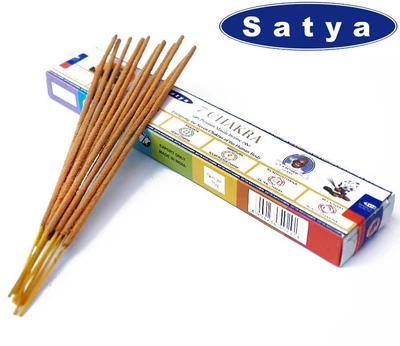 Ароматические палочки Satya Premium 7 chakra Сим чакр 15 г