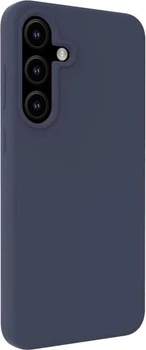 Etui plecki Evelatus Premium Magnetic Soft Touch Silicone Case do Samsung Galaxy S25 Plus Granatowe (EVESAMS25PPMSCDB)