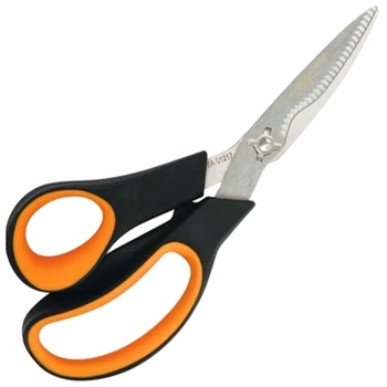 Садовые ножницы нержавеющая сталь зубчатое лезвие универсальные Fiskars LS-1069
