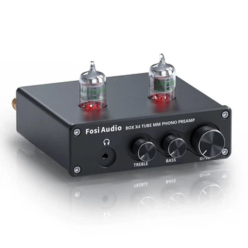 Підсилювач звуку Fosi Audio BOX X4 ламповий з блоком живлення