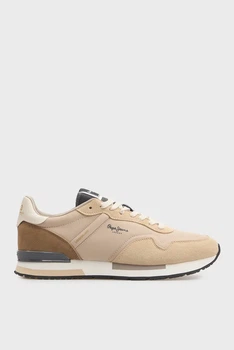 Чоловічі бежеві кросівки HAILON BASIC Pepe Jeans 44 PMS400037