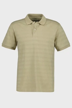Чоловіче бежеве поло у смужку TEXTURE Gant M 2014096
