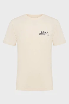 Чоловіча біла футболка SMALL GRAPHIC Gant M 2003409
